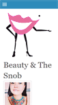 Mobile Screenshot of beautyandthesnob.com